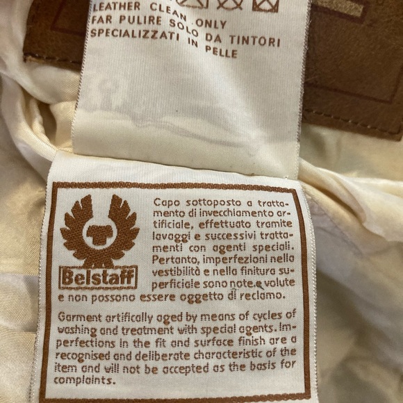 Belstaff Leather Stylish Bomber - Picture 8 of 10